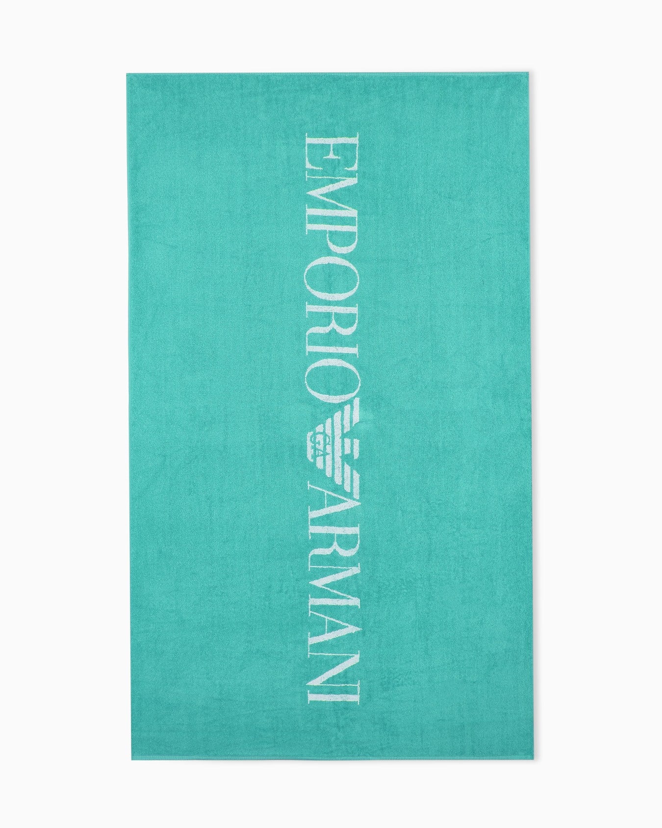 EMPORIO ARMANI - TELO MARE IN SPUGNA CON LOGO ESSENTIAL 2804