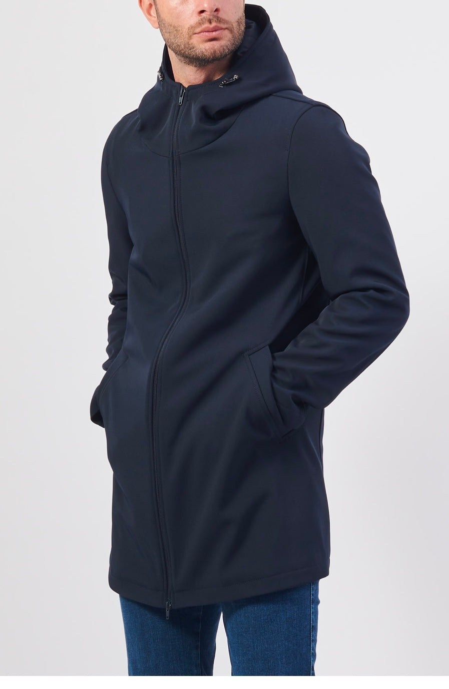 PARKA TECNICO BHARNABA CON CAPPUCCIO