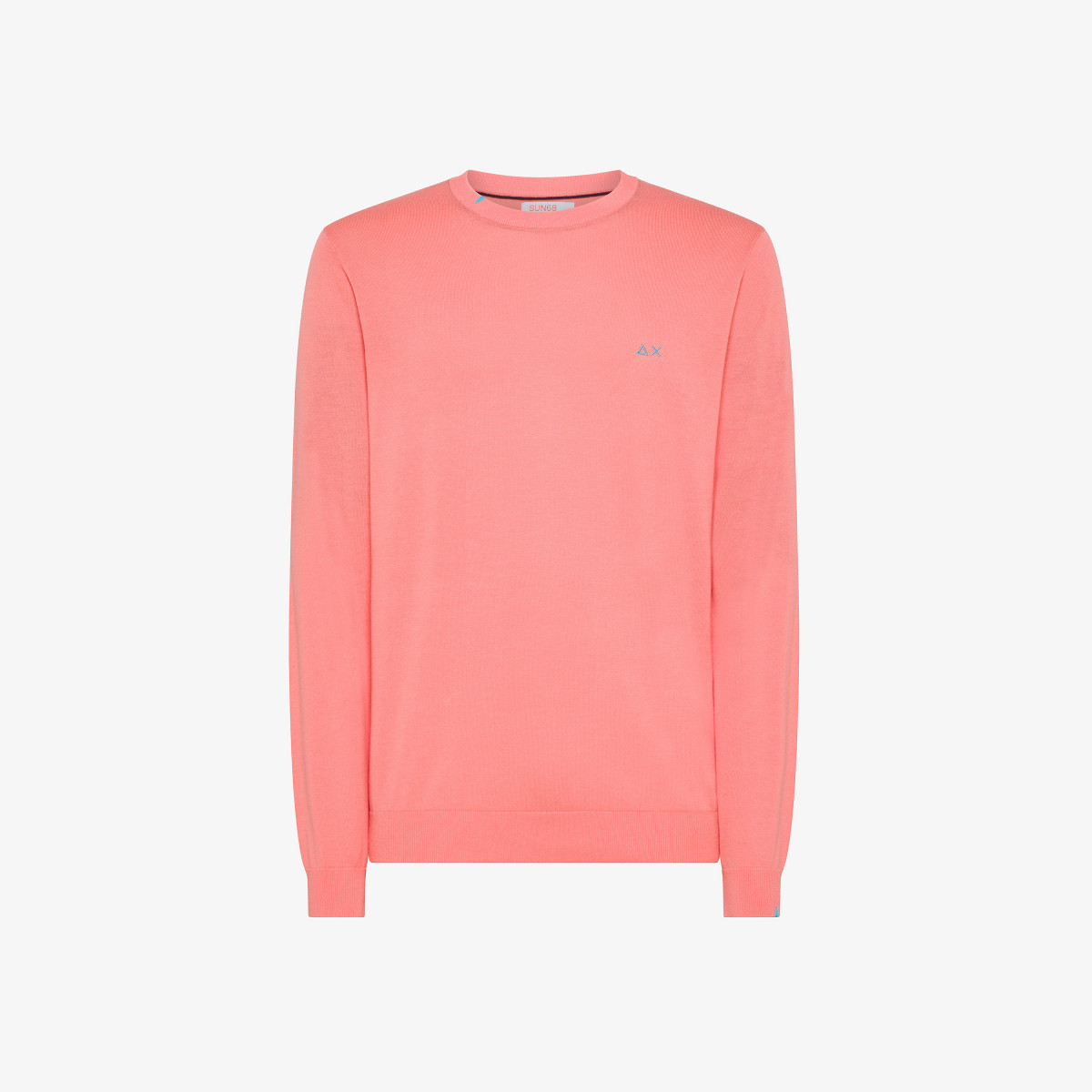 ROUND NECK SOLID FENICOTTERO