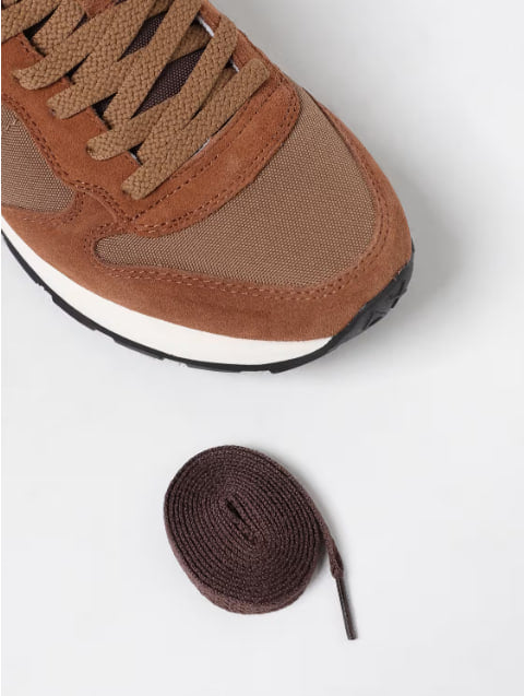 Sneakers Sun 68 Tessuto e Pelle