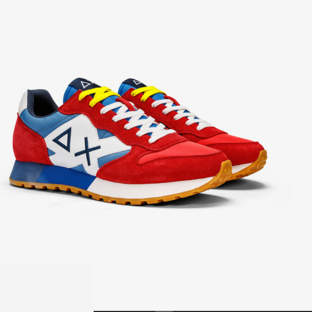 Sneakers JAKI BICOLOR LAMPONE/AVIO