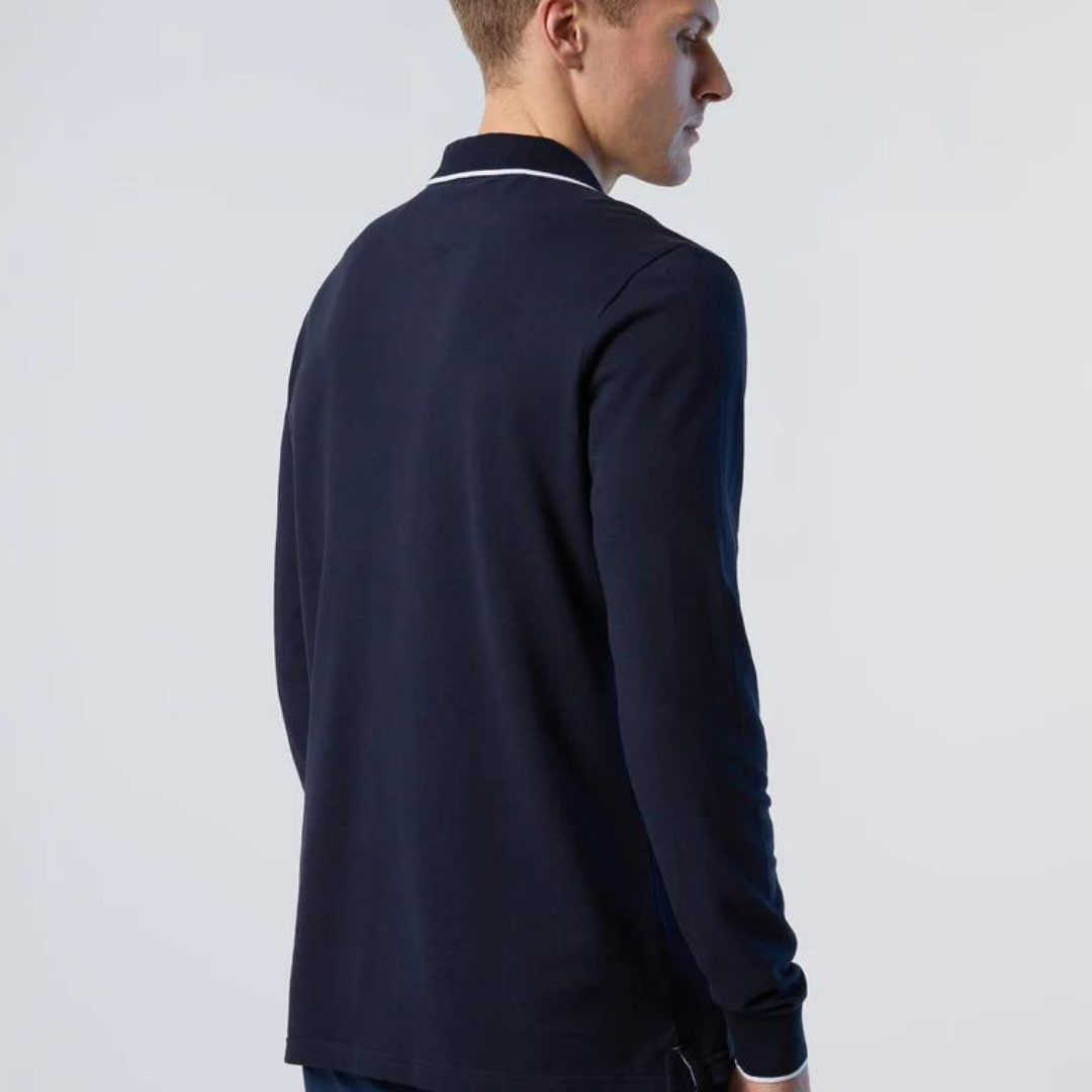 NORTH SAILS - Polo Maniche Lunghe in Cotone