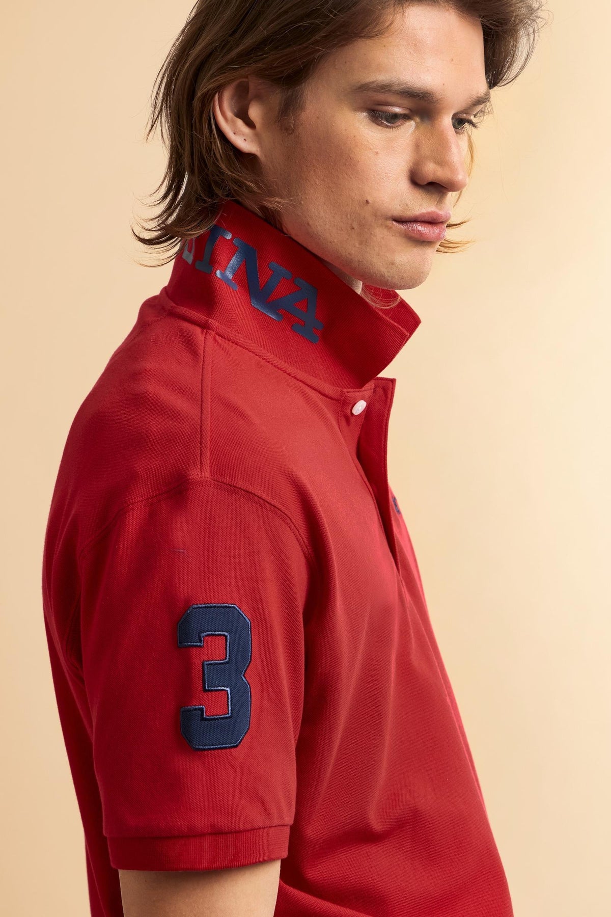 LA MARTINA POLO IN PIQUET STRETCH CON DETTAGLIO SULLA MANICA 2671