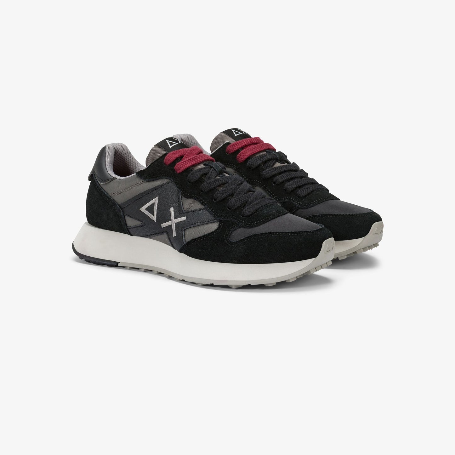 SUN68 Sneaker Jaki Bicolor in nylon e suede 2317