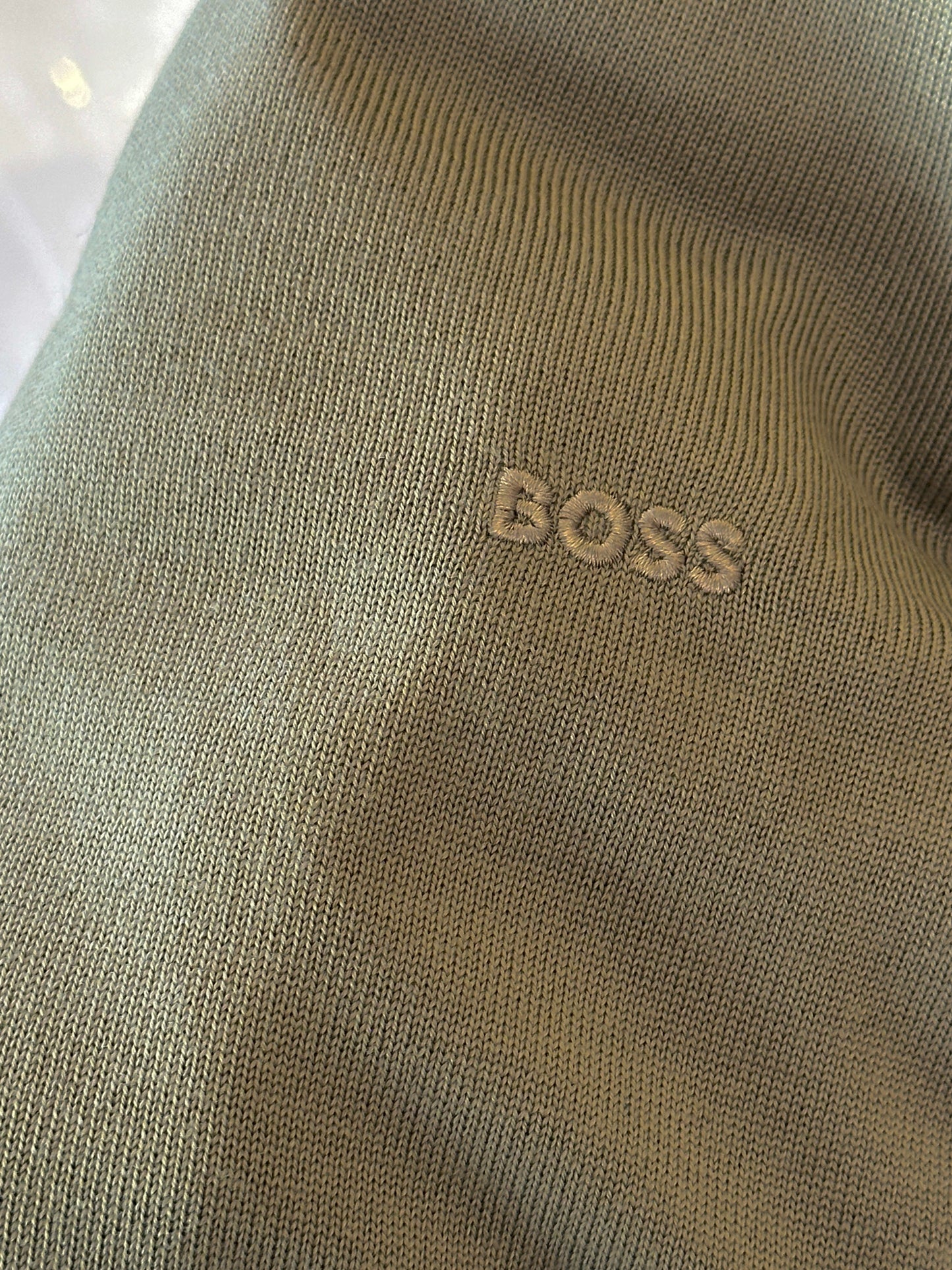 BOSS - MAGLIONE REGULAR FIT IN LANA VERGINE CON LOGO RICAMATO 2511