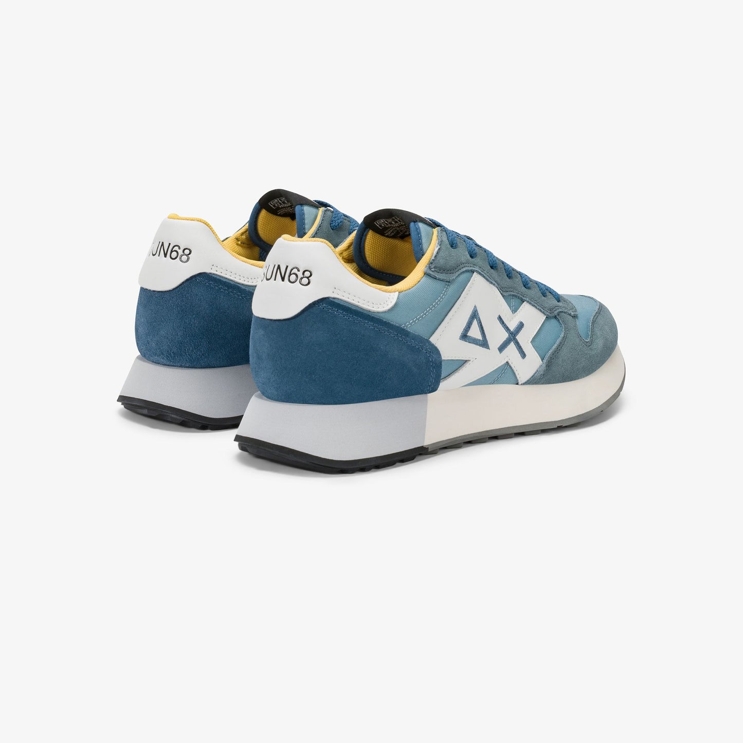 SUN68 Sneaker Jaki 2.0 Solid in nylon e suede 2712