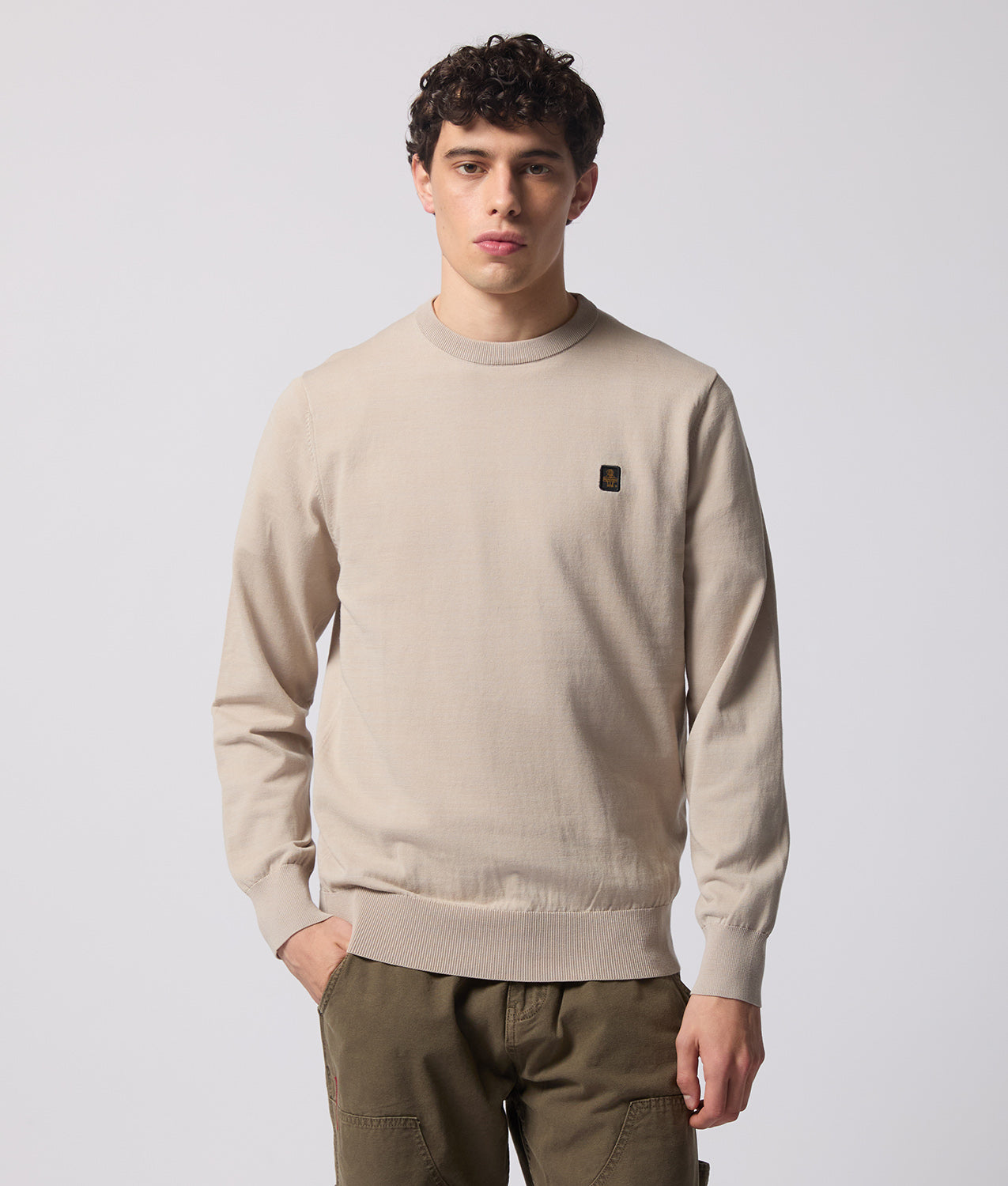 REFRIGWEAR BEN PULLOVER IN FILO DI COTONE 2781