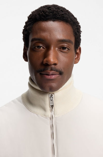 BOSS - GIUBBOTTO IBRIDO REGULAR FIT CON MONOGRAMMA DOUBLE B  2490