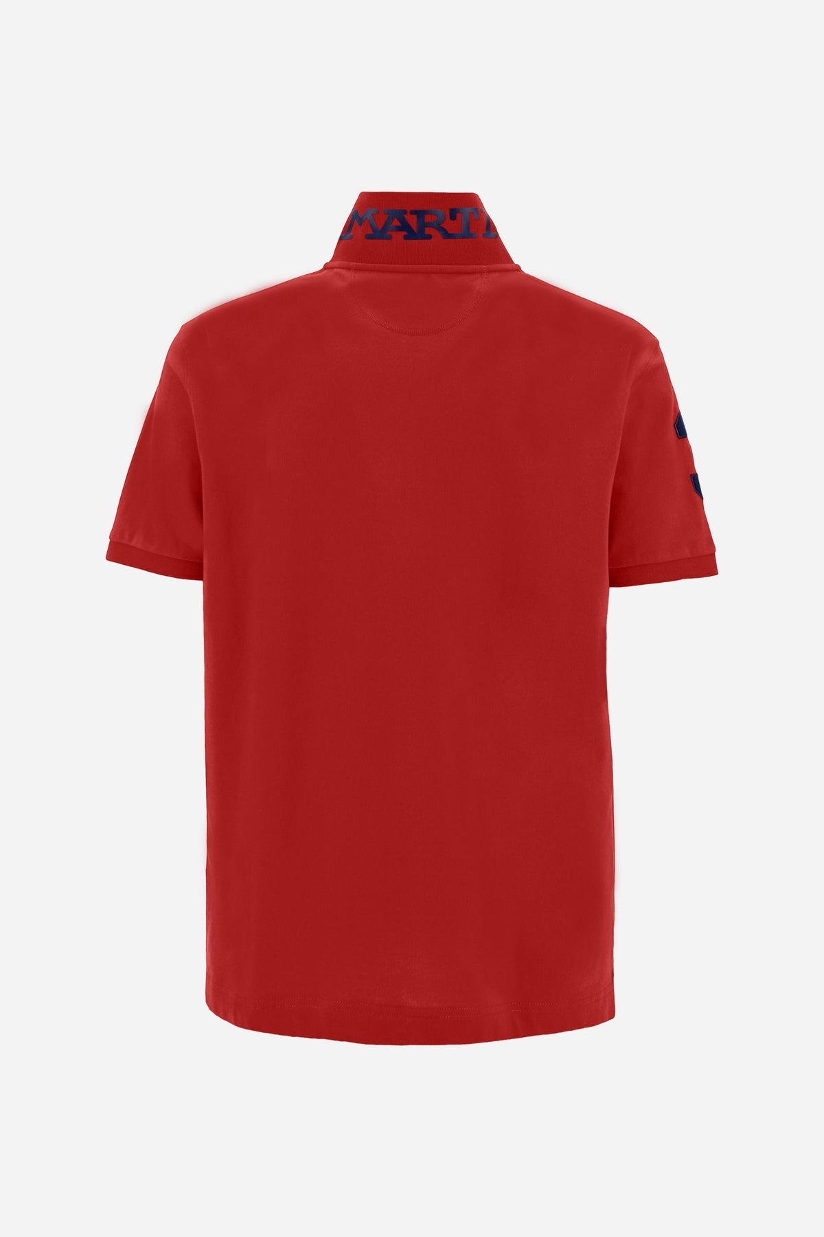 LA MARTINA POLO IN PIQUET STRETCH CON DETTAGLIO SULLA MANICA 2671