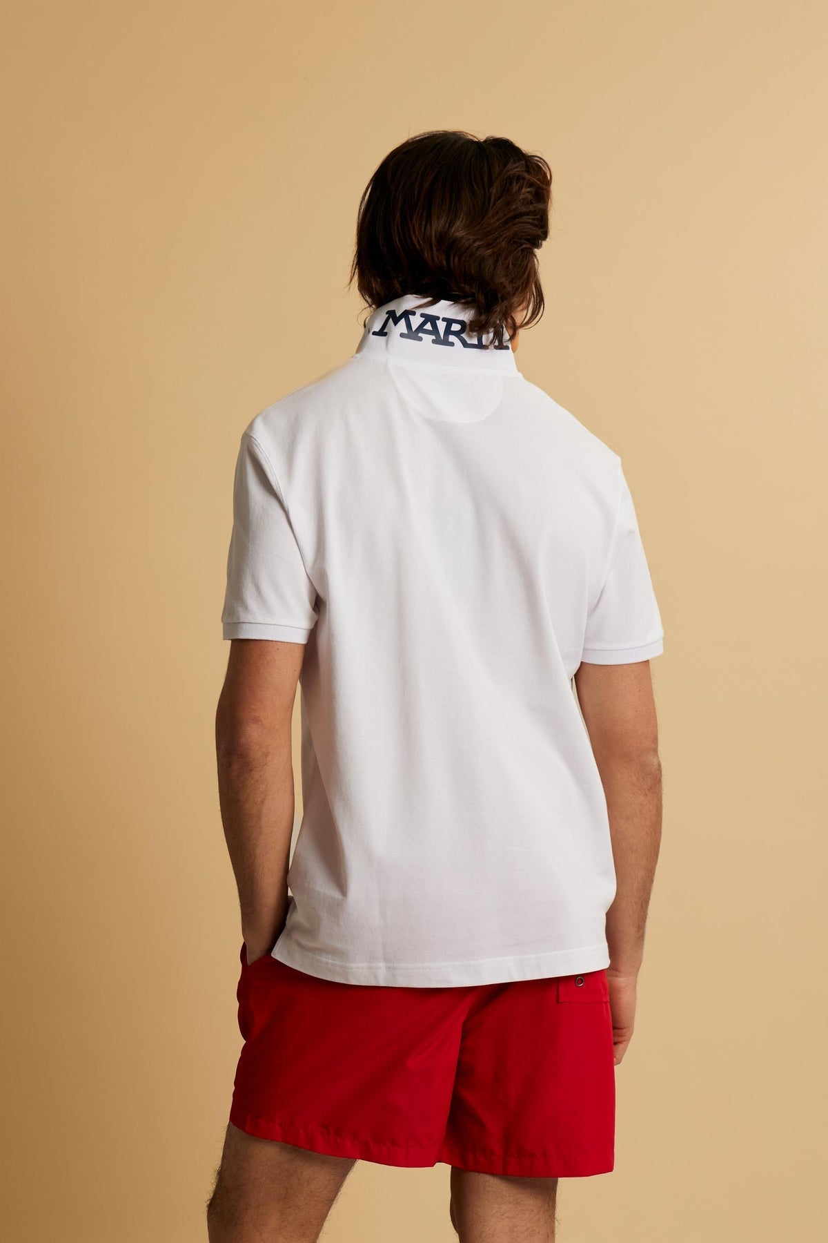 LA MARTINA POLO IN PIQUET STRETCH CON DETTAGLIO SULLA MANICA 2671