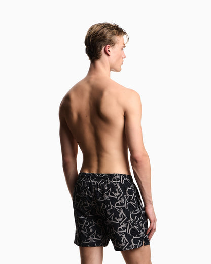 EMPORIO ARMANI - COSTUME SHORTS LOGO ALL OVER 2700