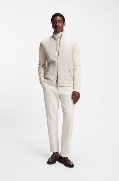 BOSS - GIUBBOTTO IBRIDO REGULAR FIT CON MONOGRAMMA DOUBLE B  2490