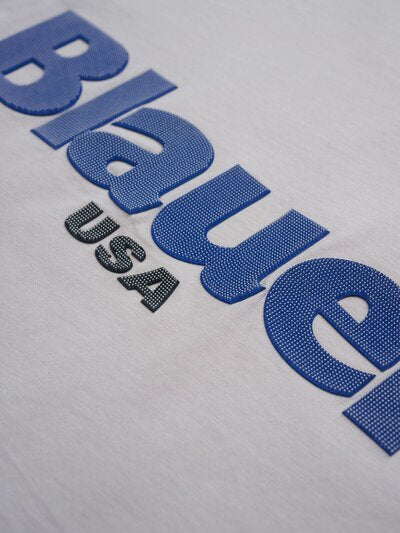 T-SHIRT GOMMATA 3D BLAUER