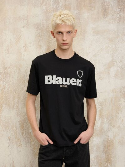 T-SHIRT GOMMATA 3D BLAUER