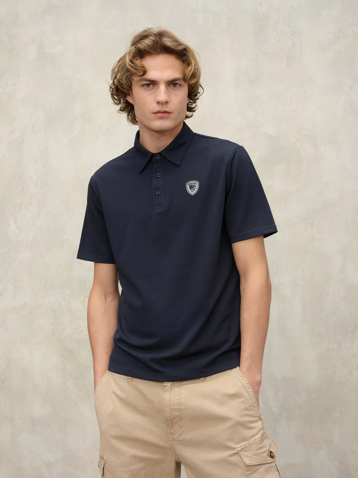 BLAUER POLO TRASPIRANTE KEMP 2837