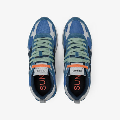SUN68 Sneaker Jaki Outdoor in nylon e suede 2714