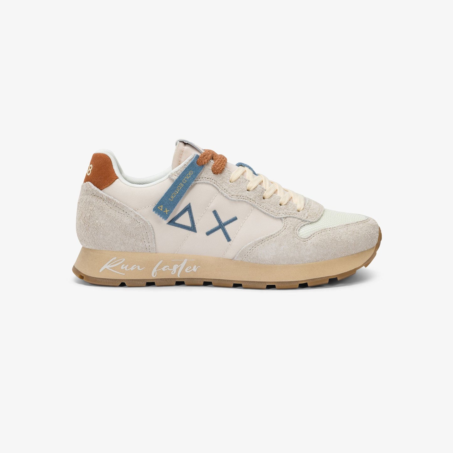 SUN68 Sneaker Tom Vintage in nylon e suede 2709
