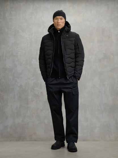 BLAUER GIUBBETTO EFFETTO STROPICCIATO FERWOOD 2332