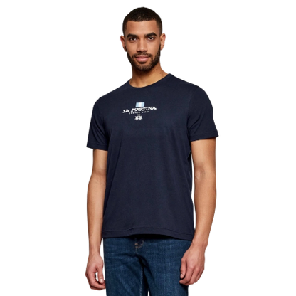 LA MARTINA T-SHIRT LOGO FRONTALE 2872