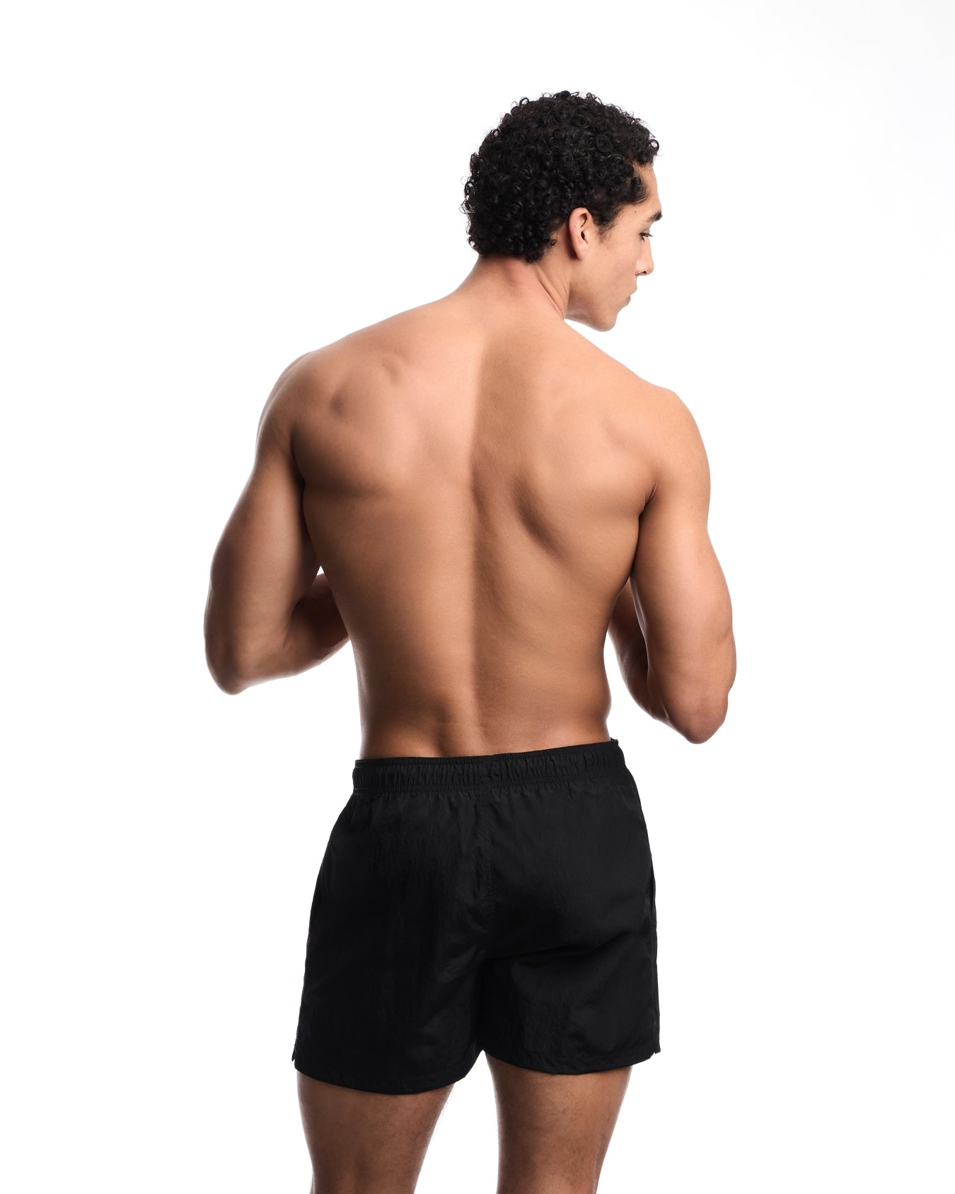 EMPORIO ARMANI - COSTUME SHORTS RICAMO LOGO IMPUNTURATO 2701
