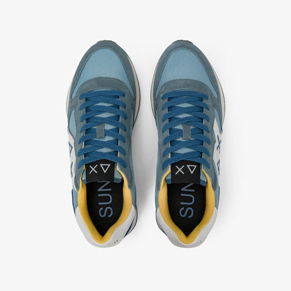 SUN68 Sneaker Jaki 2.0 Solid in nylon e suede 2712