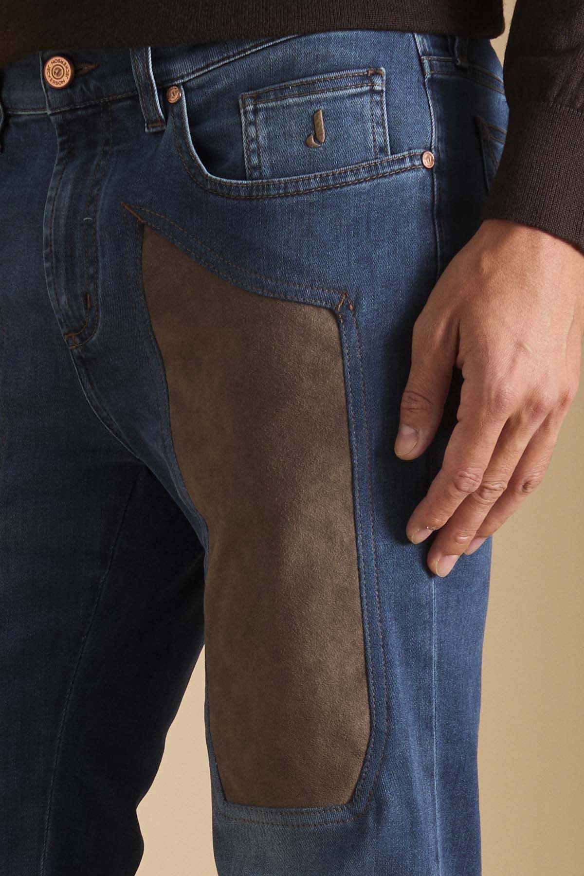 JEANS JECKERSON TOPPA IN ALCANTARA SKINNY 2521