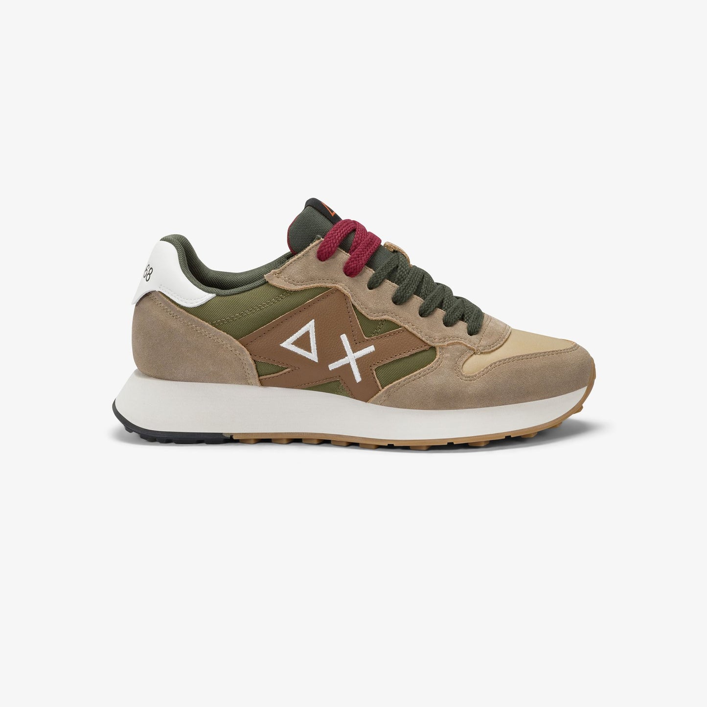 SUN68 Sneaker Jaki Bicolor in nylon e suede 2317