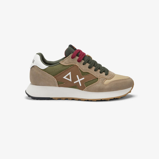 SUN68 Sneaker Jaki Bicolor in nylon e suede 2317