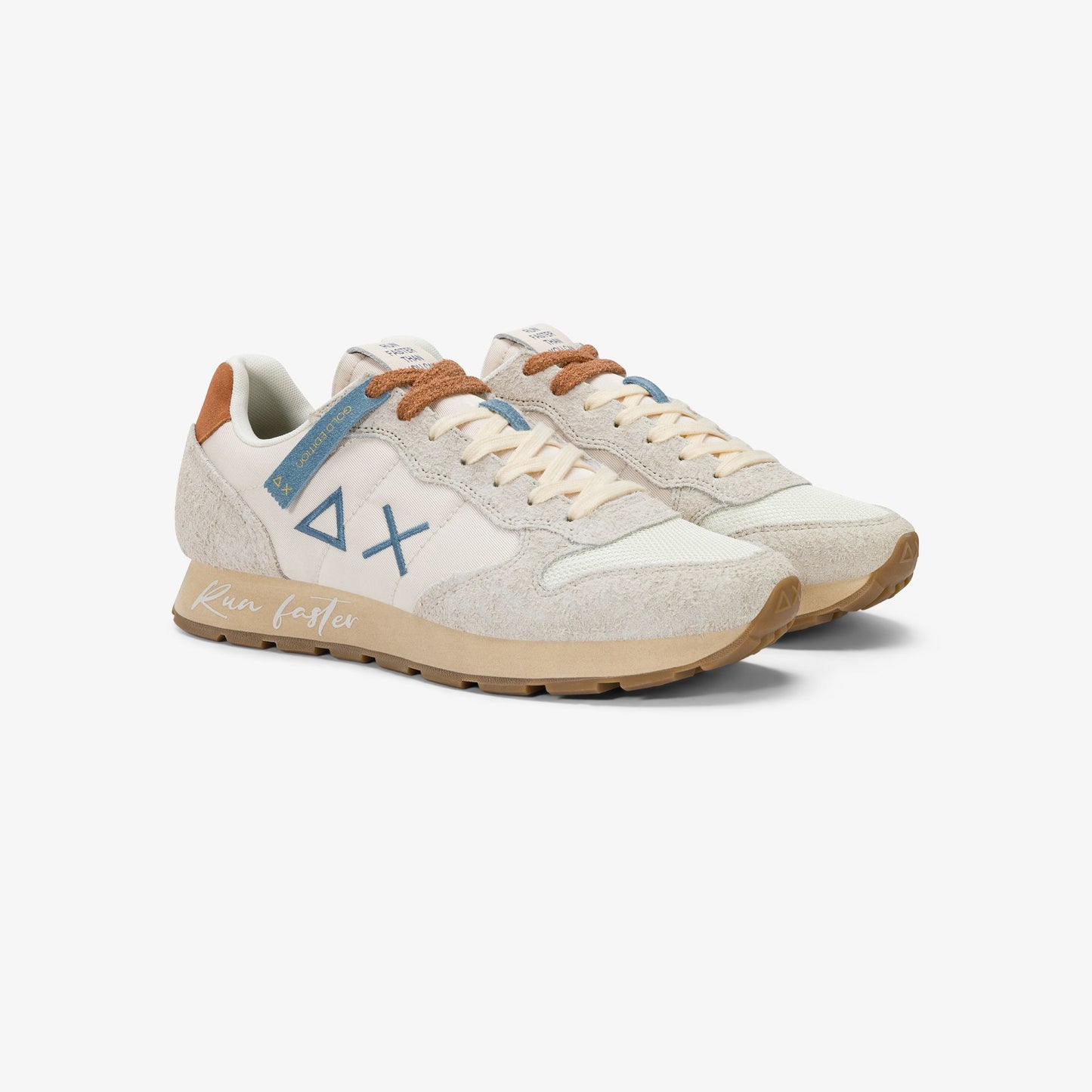 SUN68 Sneaker Tom Vintage in nylon e suede 2709