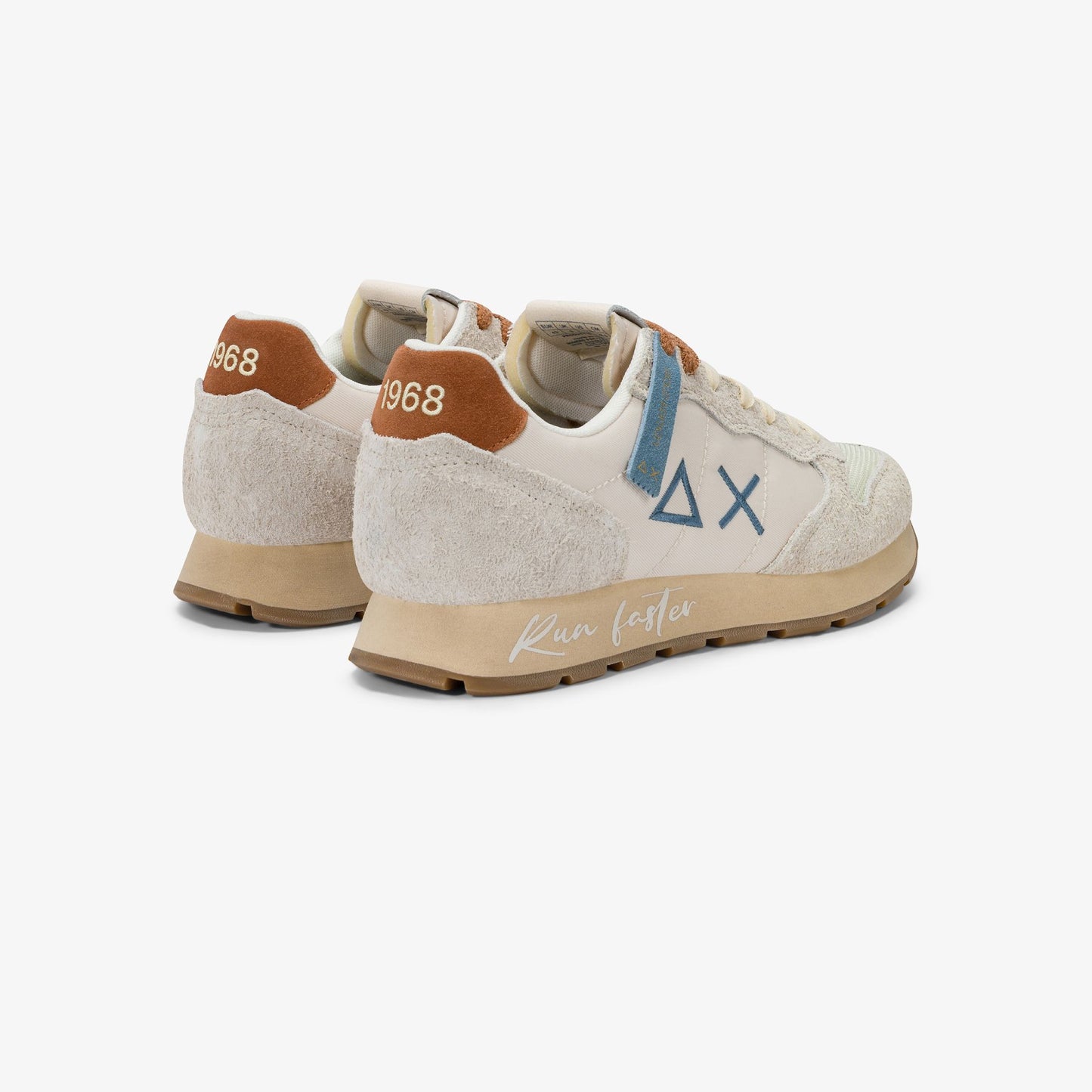SUN68 Sneaker Tom Vintage in nylon e suede 2709