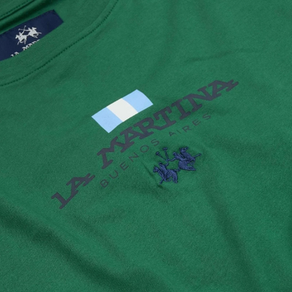 LA MARTINA T-SHIRT LOGO FRONTALE 2872