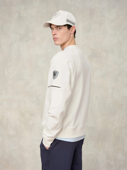 BLAUER FELPA GIROCOLLO ELASTICIZZATA - LYDON 2794