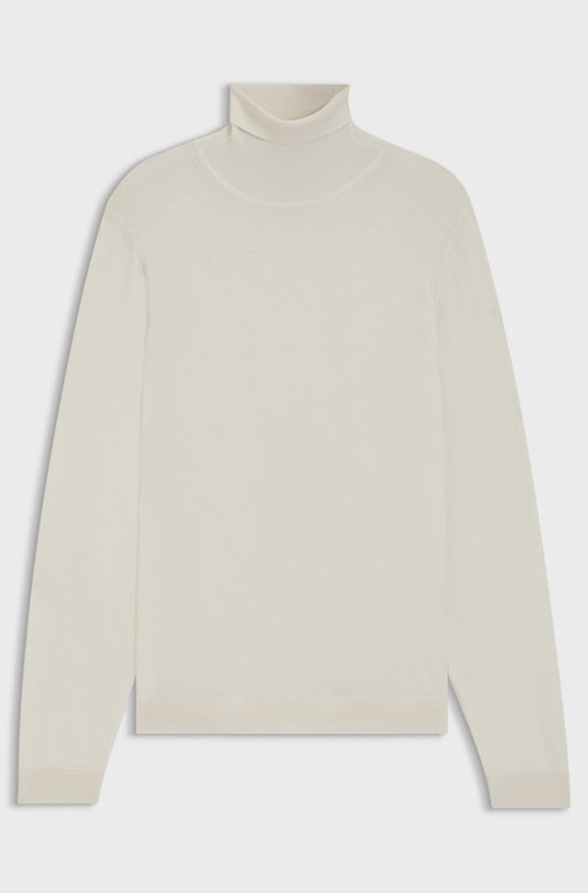 BOSS - MAGLIONE SLIM FIT A COLLO ALTO IN LANA MERINO EXTRA FINE 2496