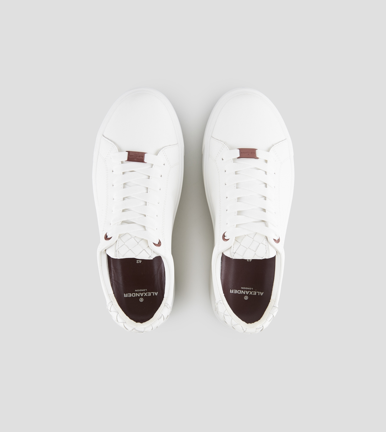 ALEXANDER SMITH - LONDON IN PELLE CON INTRECCIATATURA NEL TALLONE 2620