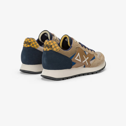 Sneaker SUN68 in nylon e suede 1705