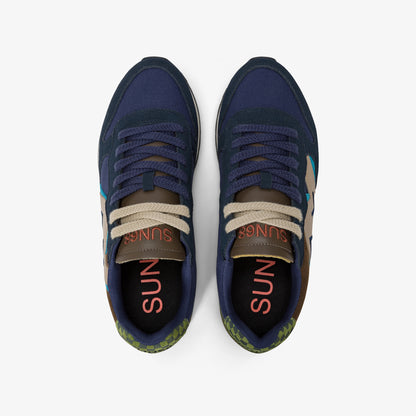 Sneaker SUN68 in nylon e suede 1705